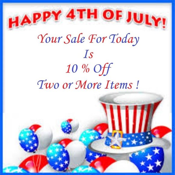 10% Off A bundle of two or more items !!